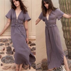 Rare Christy Dawn Loretta dress in mauve!